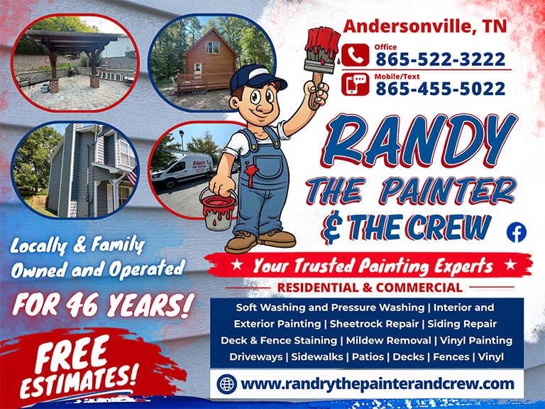 RANDY THE PAINTER & CREW, Anderson COUNTY, TN