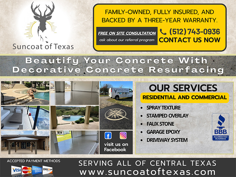 SUNCOAT OF TEXAS, WILLIAMSON COUNTY, TX
