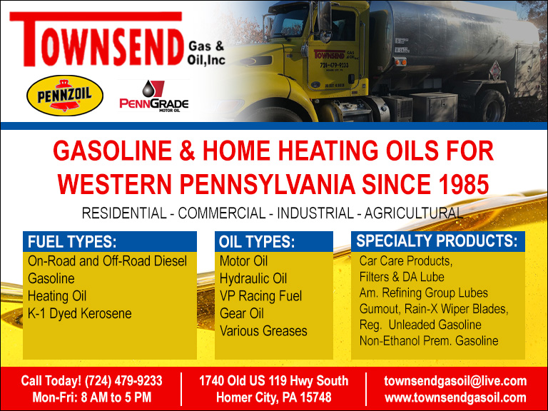 TOWNSEND GAS & OIL, INDIANA COUNTY, PA