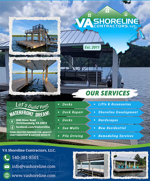 VA SHORELINE CONTRACTORS, MONTGOMERY COUNTY, VA