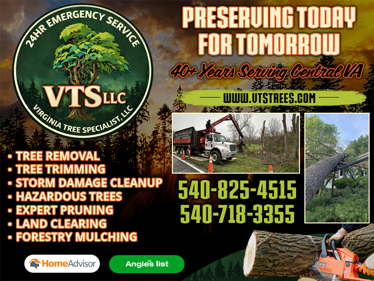 VIRGINIA TREE SPECIALIST LLC, Culpeper COUNTY, VA