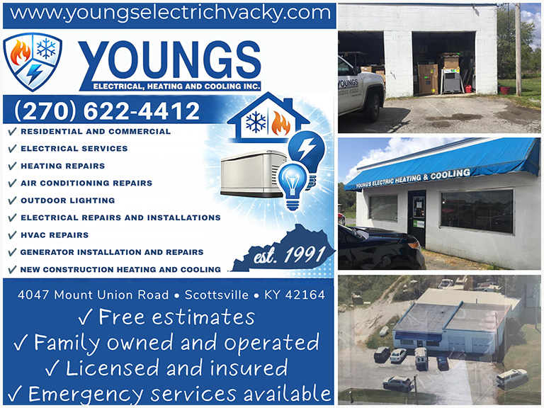 YOUNGS ELECTRIC HEATING & COOLING, ALLEN COUNTY, KY
