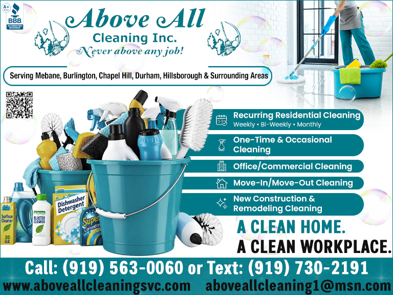 allabovecleaningservices ABOVE ALL CLEANING SERVICE, ORANGE COUNTY, NC