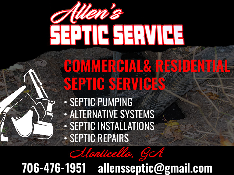 ALLEN SEPTIC SERVICE, Jasper County, GA