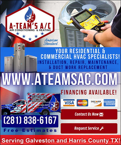 A-TEAM A/C & HEATING, GALVESTON COUNTY, TX