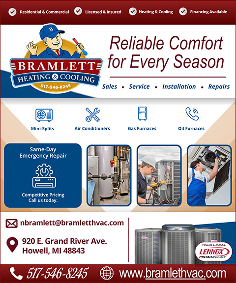 bramlettheatingandcooling BRAMLETT HEATING AND COOLING, LIVINGSTON COUNTY, MI