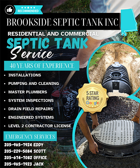brooksideseptictankservices BROOKSIDE SEPTIC TANK SERVICE, JEFFERSON COUNTY, AL