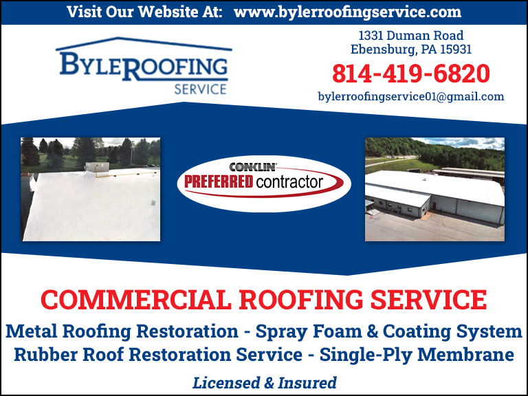 bylerroofing2 BYLER ROOFING SERVICE, LLC, Cambria County, PA