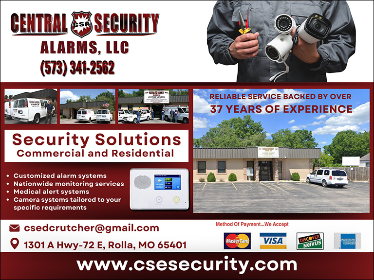CENTRAL SECURITY ALARMS LLC, PHELPS COUNTY, MO