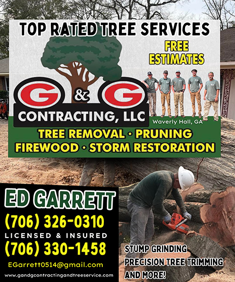 G&G CONTRACTING & TREE SERVICES LLC, Harris COUNTY, GA