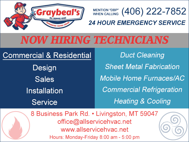 graybealsallservicehvac GRAYBEAL’S ALL SERVICE HVAC, PARK COUNTY, MT