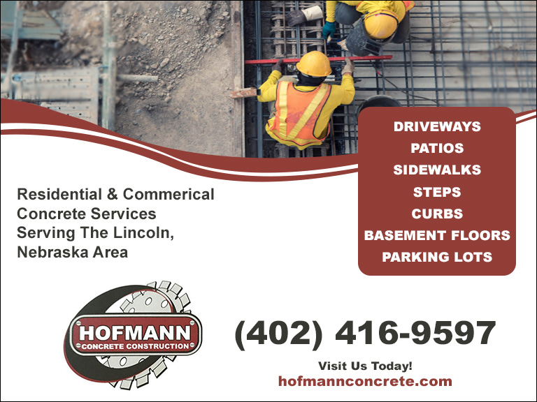 hofmannconcrete2 HOFMANN CONCRETE CONSTRUCTION, LLC, Lancaster County, NE