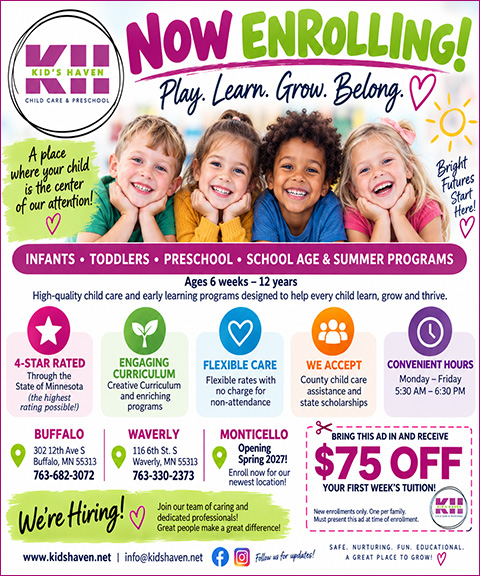 kidshavenchildcare3 KID’S HAVEN CHILD CARE, WRIGHT COUNTY, MN