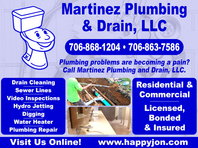 MARTINEZ PLUMBING AND DRAIN, COLUMBIA COUNTY, GA