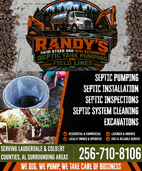 randyjonessepticpumpingandbackhoeservices RANDY JONES SEPTIC PUMPING & BACKHOE, Lauderdale County, AL
