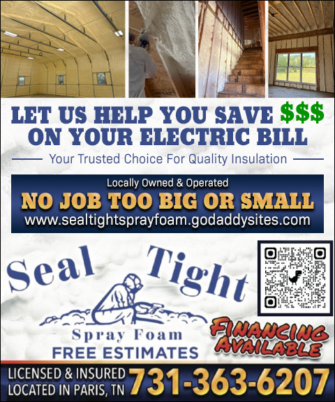 SEAL TIGHT SPRAY FOAM, HENRY COUNTY, TN