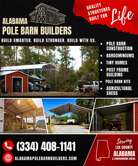 ALABAMA POLE BARN BUILDERS, Lee County, AL