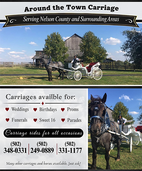 AROUND THE TOWN CARRIAGE, Nelson, KY