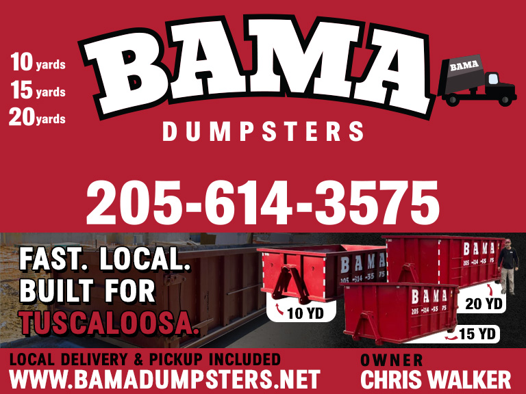 bamadumpsters BAMA DUMPSTERS, TUSCALOOSA COUNTY, AL