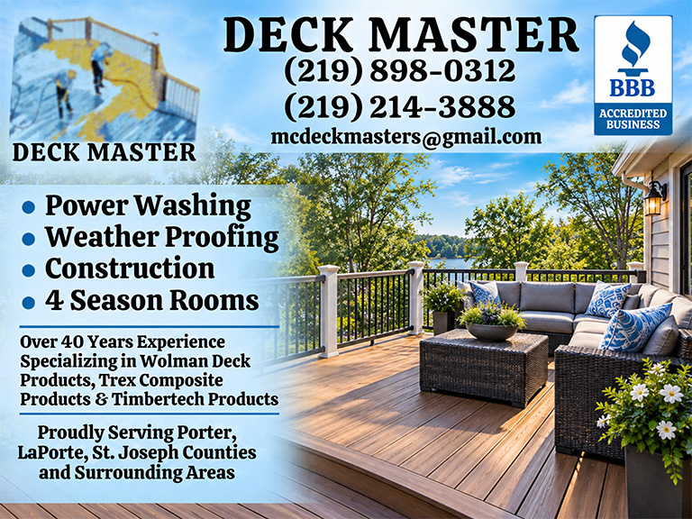 DECK MASTERS, LAPORTE COUNTY, IN