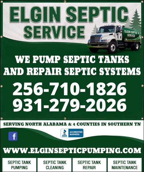 ELGIN SEPTIC SERVICE, LAUDERDALE COUNTY, AL