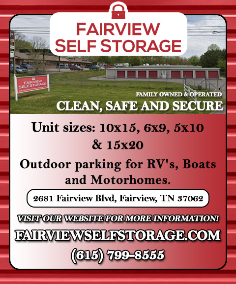 FAIRVIEW SELF STORAGE, WILLIAMSON COUNTY, TN