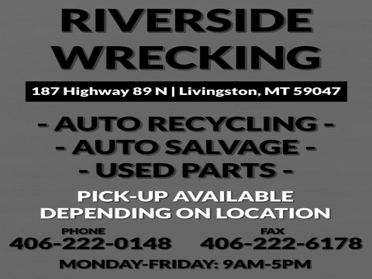 riversidewrecking2 RIVERSIDE WRECKING, PARK COUNTY, MT